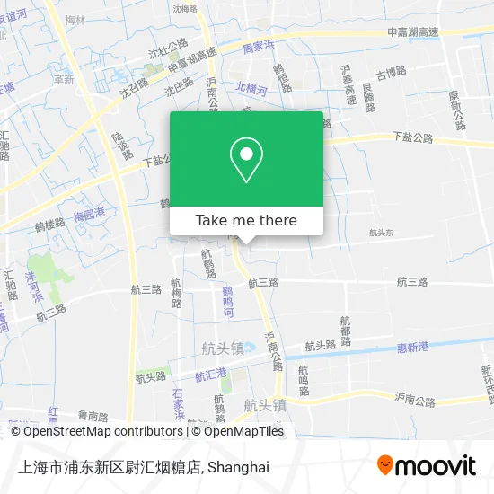 上海市浦东新区尉汇烟糖店 map
