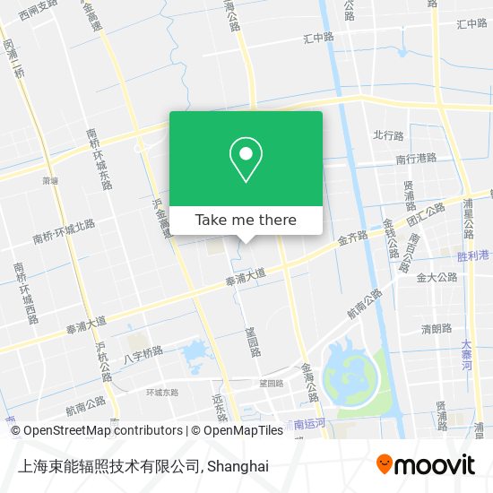 上海束能辐照技术有限公司 map