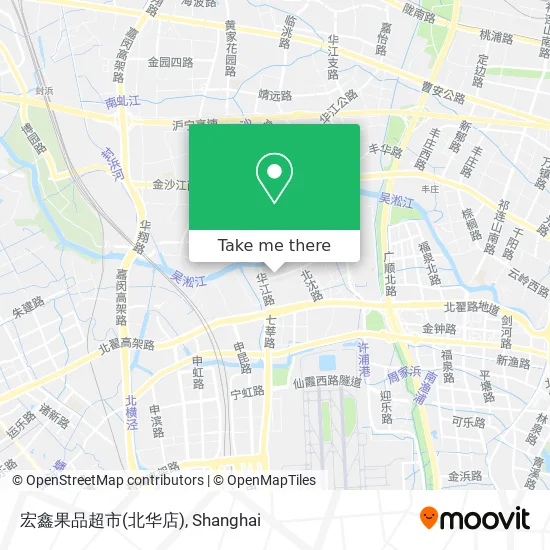 宏鑫果品超市(北华店) map