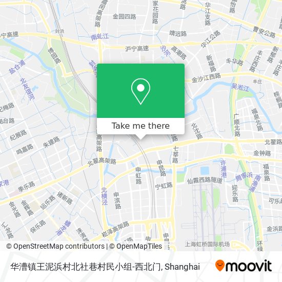 华漕镇王泥浜村北社巷村民小组-西北门 map