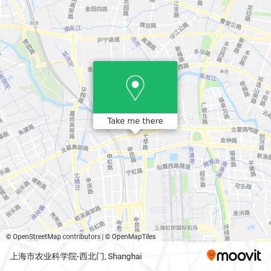 上海市农业科学院-西北门 map