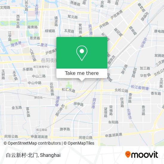 白云新村-北门 map