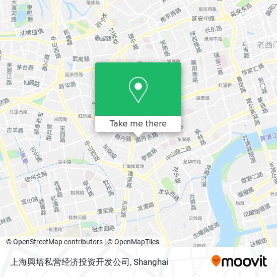 上海興塔私营经济投资开发公司 map