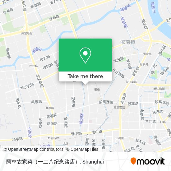 阿林农家菜（一二八纪念路店） map