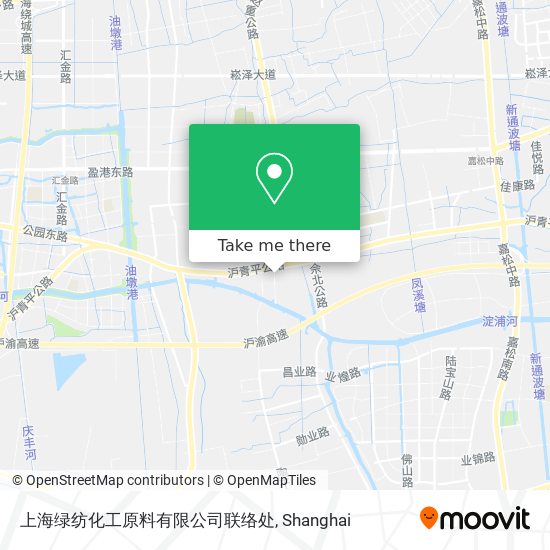 上海绿纺化工原料有限公司联络处 map