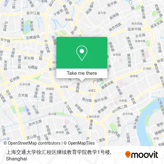 上海交通大学徐汇校区继续教育学院教学1号楼 map