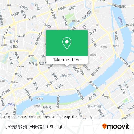 小Q宠物公馆(长阳路店) map
