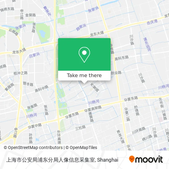 上海市公安局浦东分局人像信息采集室 map