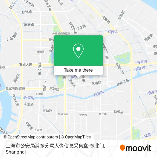 上海市公安局浦东分局人像信息采集室-东北门 map