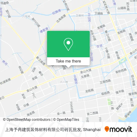 上海予冉建筑装饰材料有限公司砖瓦批发 map