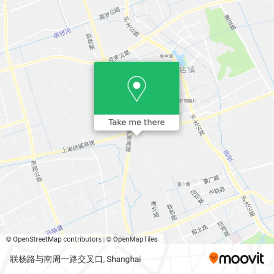 联杨路与南周一路交叉口 map