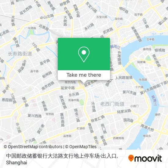 中国邮政储蓄银行大沽路支行地上停车场-出入口 map