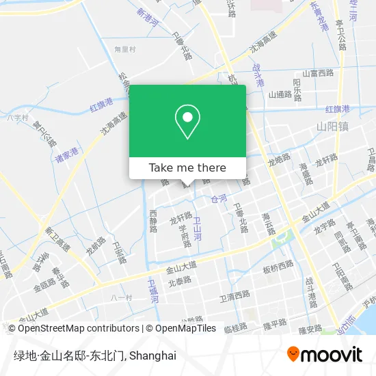 绿地·金山名邸-东北门 map