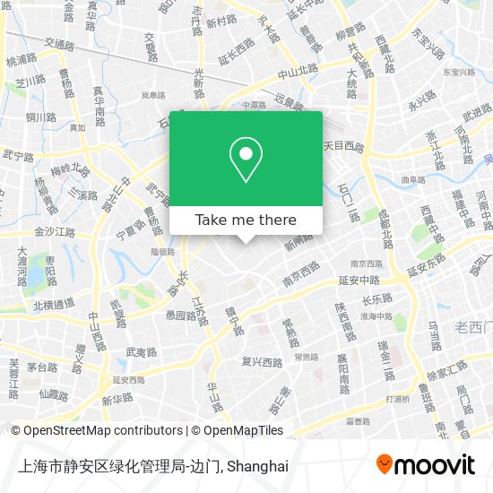 上海市静安区绿化管理局-边门 map