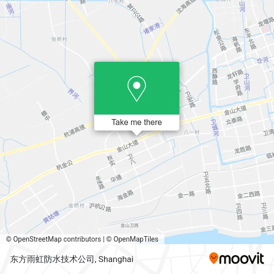 东方雨虹防水技术公司 map