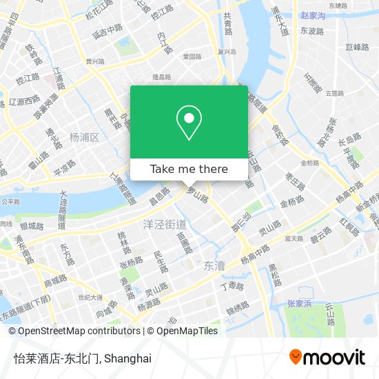 怡莱酒店-东北门 map