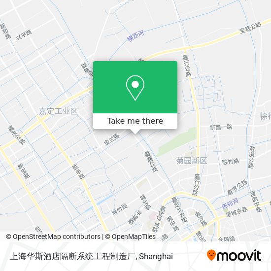 上海华斯酒店隔断系统工程制造厂 map