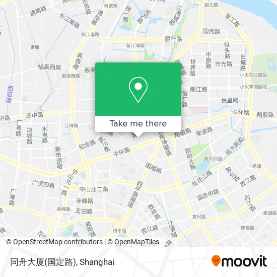 同舟大厦(国定路) map