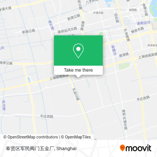 奉贤区军民阀门五金厂 map