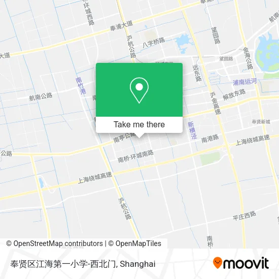 奉贤区江海第一小学-西北门 map