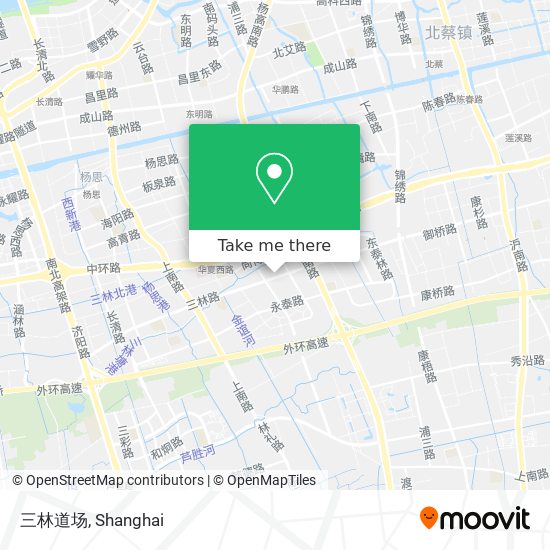三林道场 map