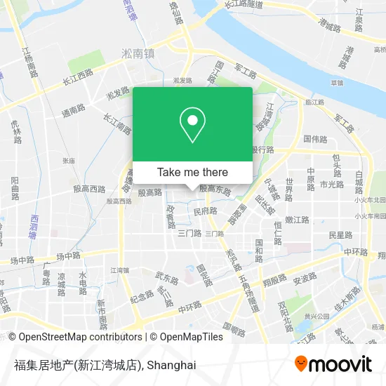 福集居地产(新江湾城店) map