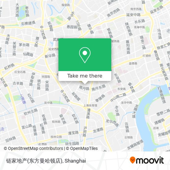 链家地产(东方曼哈顿店) map