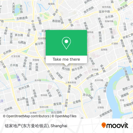 链家地产(东方曼哈顿店) map