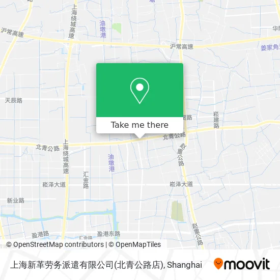 上海新革劳务派遣有限公司(北青公路店) map