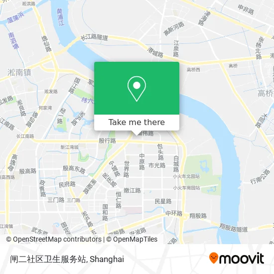 闸二社区卫生服务站 map