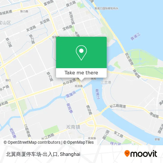 北翼商厦停车场-出入口 map