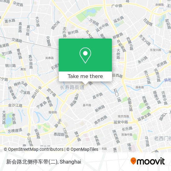 新会路北侧停车带(二) map