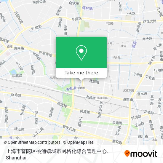 上海市普陀区桃浦镇城市网格化综合管理中心 map
