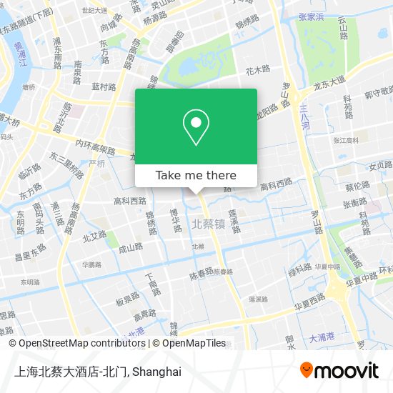 上海北蔡大酒店-北门 map