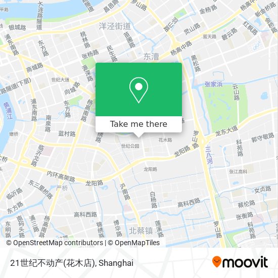 21世纪不动产(花木店) map