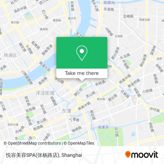 悦容美容SPA(张杨路店) map