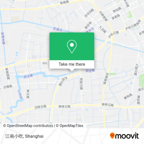 江南小吃 map