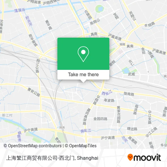 上海繁江商贸有限公司-西北门 map