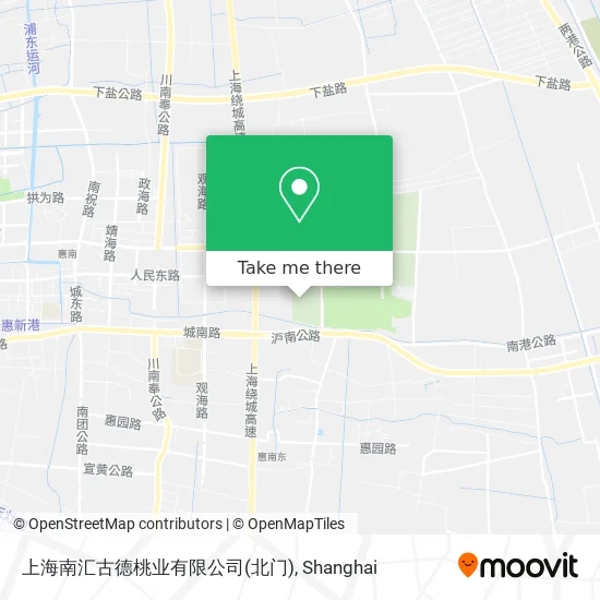 上海南汇古德桃业有限公司(北门) map