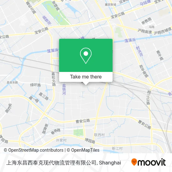上海东昌西泰克现代物流管理有限公司 map