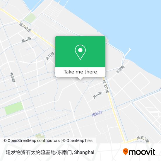 建发物资石太物流基地-东南门 map