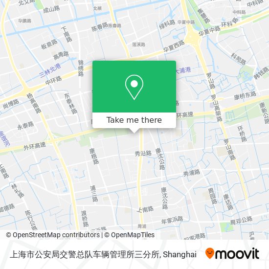 上海市公安局交警总队车辆管理所三分所 map