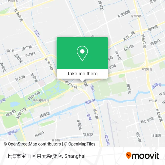 上海市宝山区泉元杂货店 map