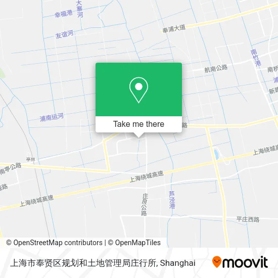 上海市奉贤区规划和土地管理局庄行所 map