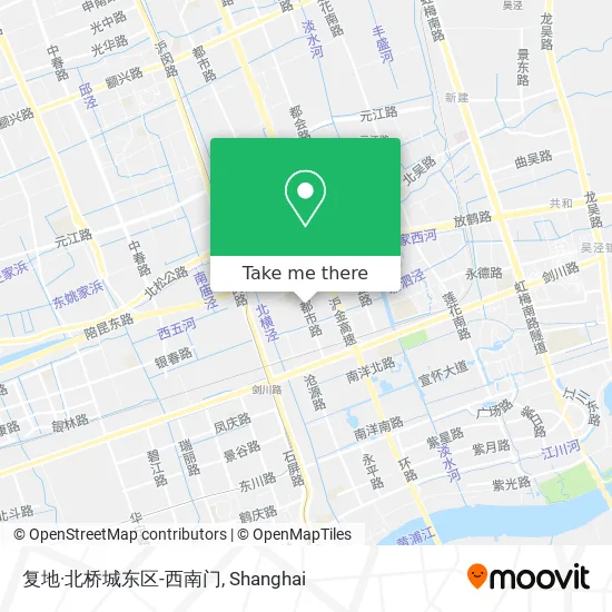 复地·北桥城东区-西南门 map