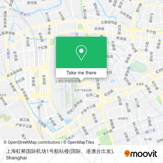 上海虹桥国际机场1号航站楼(国际、港澳台出发) map