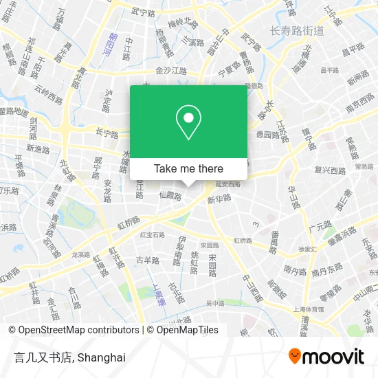言几又书店 map