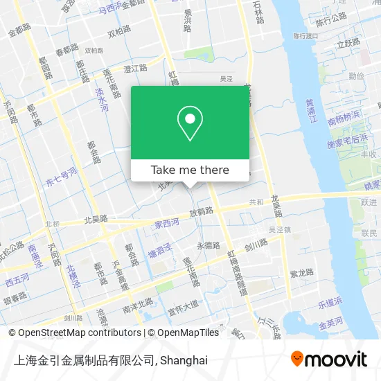 上海金引金属制品有限公司 map