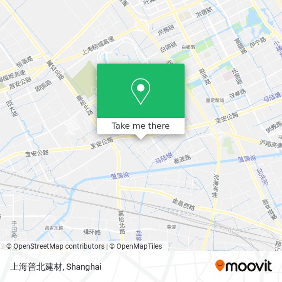 上海普北建材 map