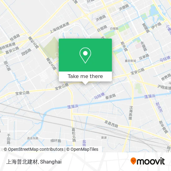 上海普北建材 map